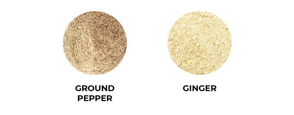 Ground pepper/Ginger