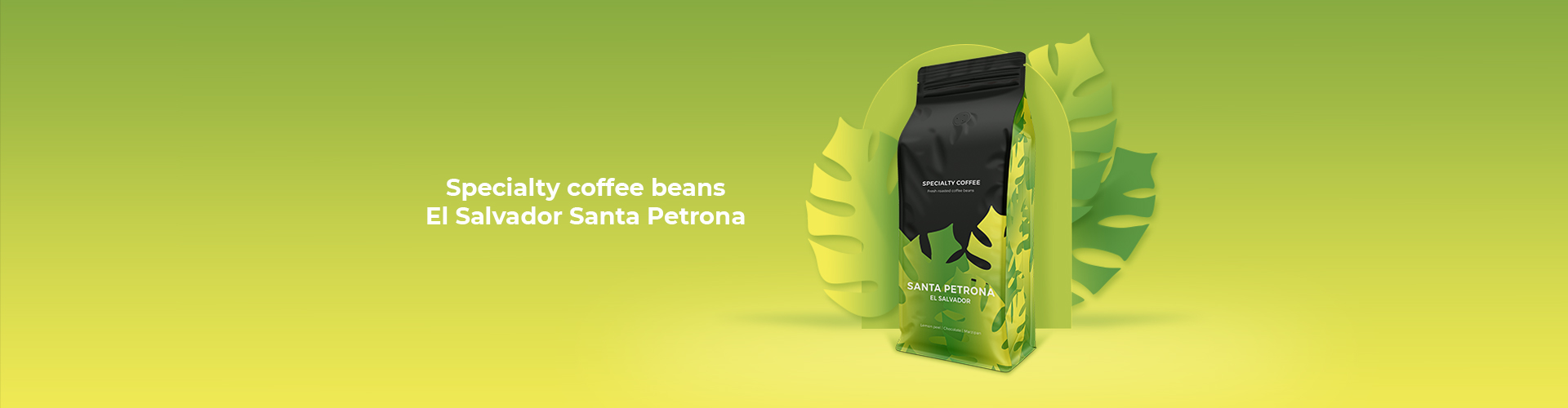 Specialty coffee beans El Salvador Santa Petrona