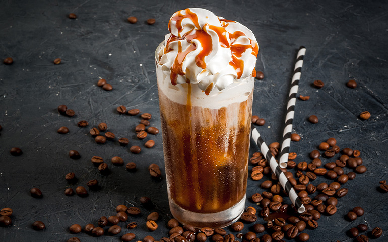 Recette Frappé Café Cappuccino Caramel