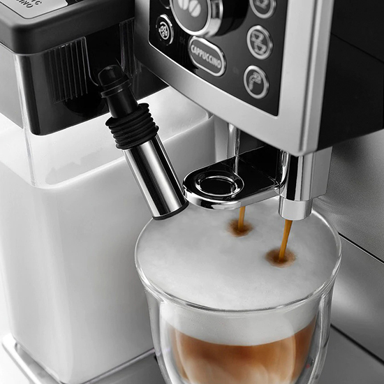 CAPPUCCINO AT THE TOUCH OF A BUTTON