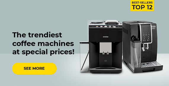 The trendiest coffee machines at special prices!