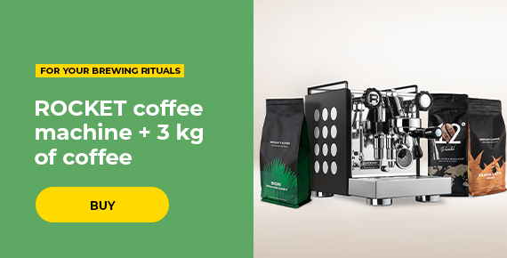 ROCKET coffee machine + 3 kg of coffee
