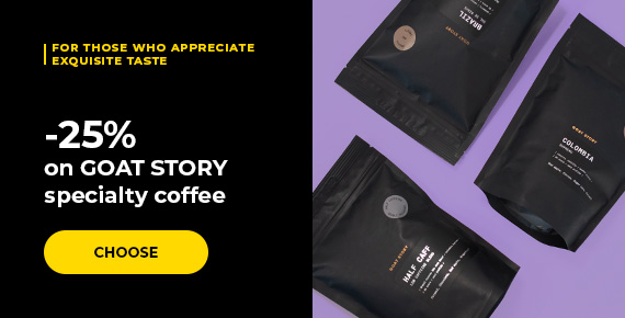 -25% on GOAT STORY specialty coffee