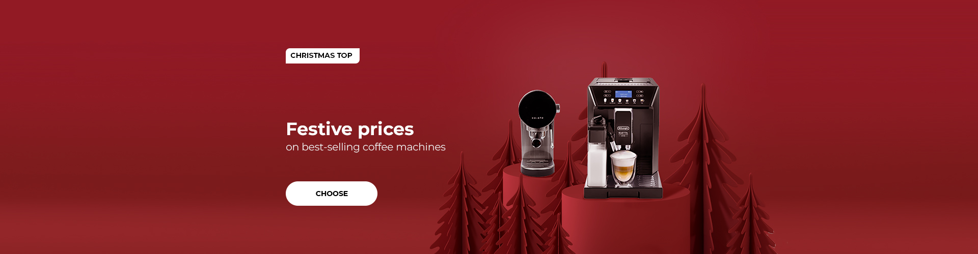 Festive prices on best-selling coffee machines