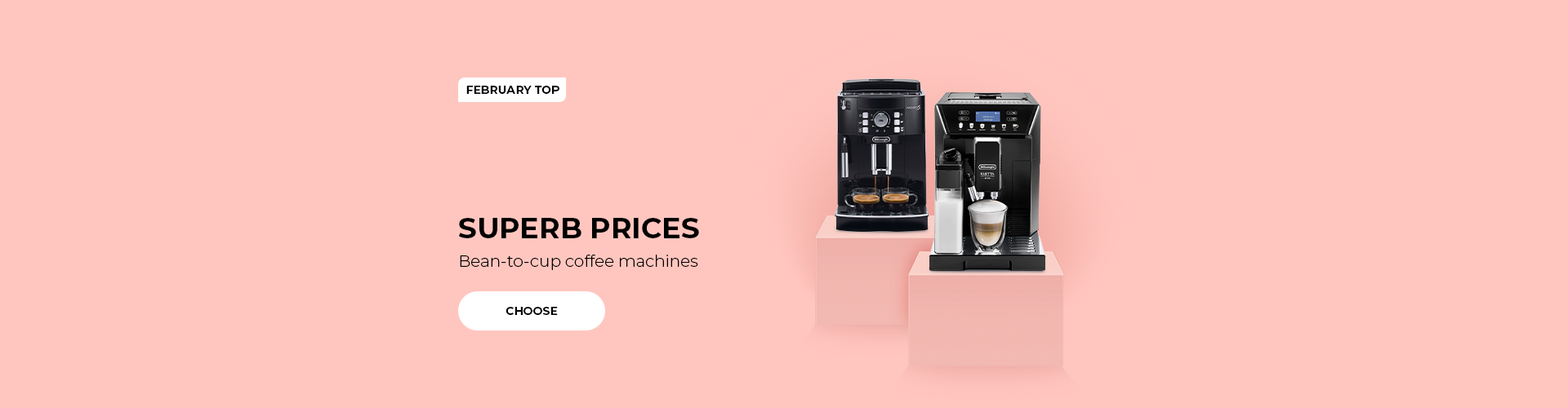 Superb prices on bean-to-cup coffee machines