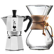 Manual coffee makers