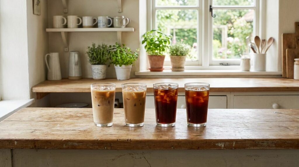 Iced coffee at home