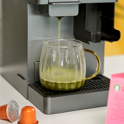 coffeePLAY & strawberry matcha latte