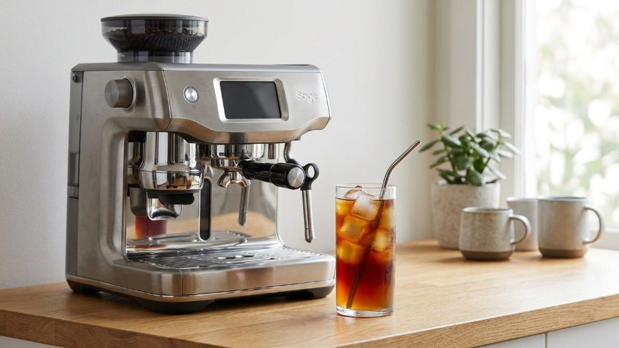 Cold brew made with espresso machine