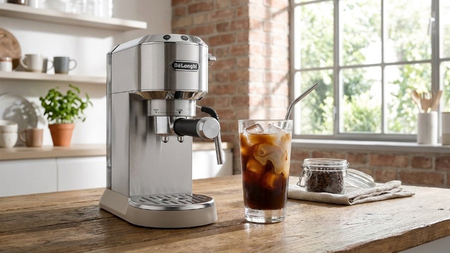 Cold brew made with DeLonghi Dedica Duo espresso machine