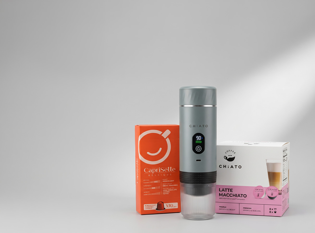 CHiATO brewPLAY Smart portable espresso maker